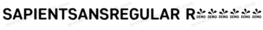 SapientSansRegular R字体转换